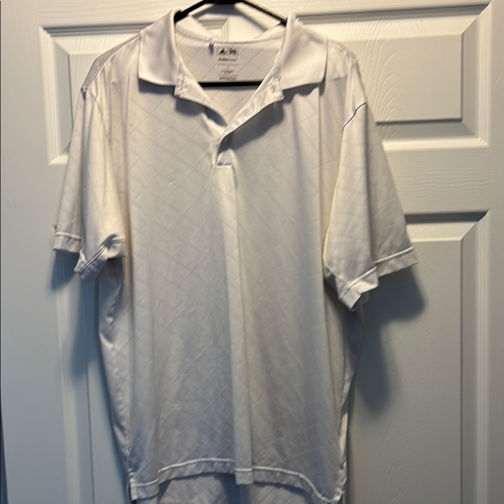 Adidas Men's White Polo Shirt